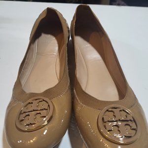 Tory Burch - tan ballet slippers